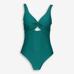 DKNY Lagoon Peekaboo Twist Swimsuit