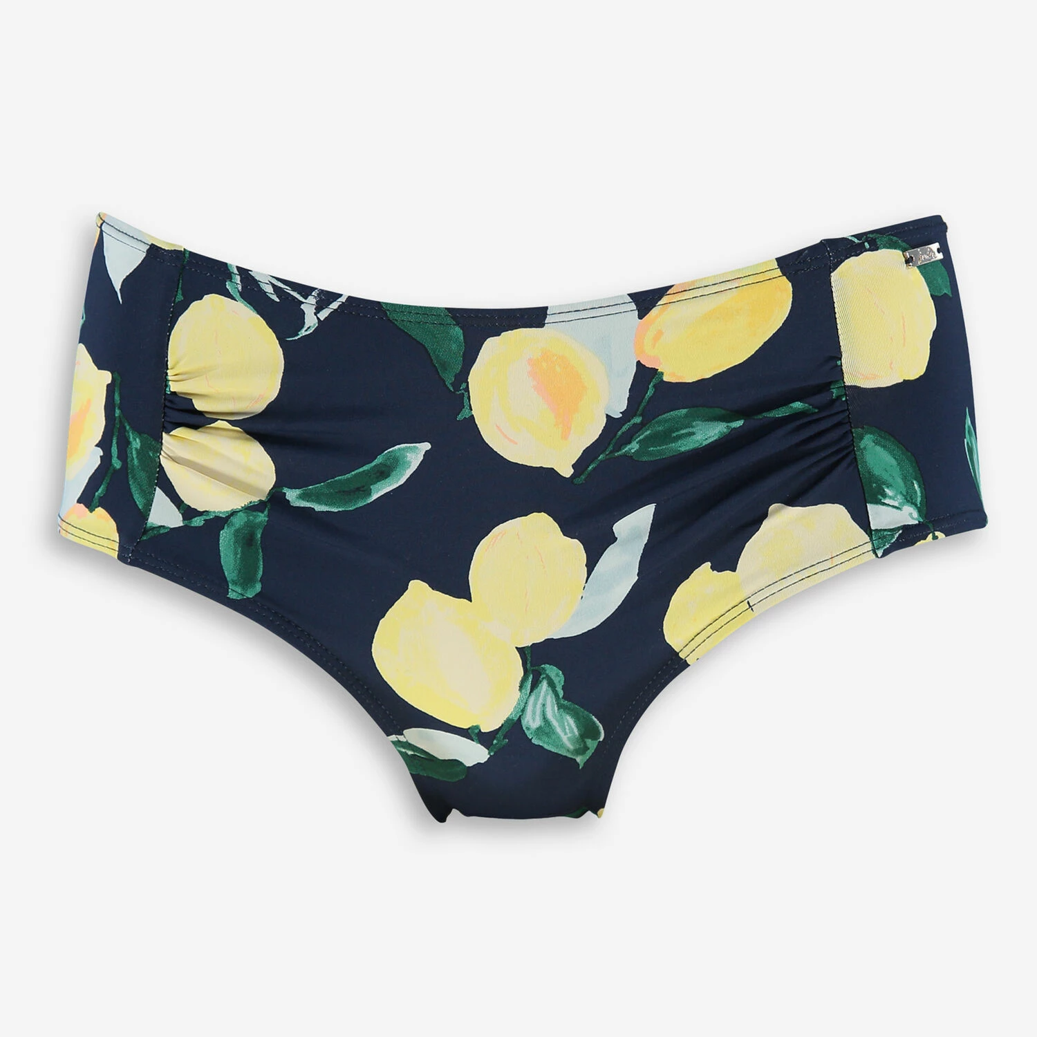 Joules Navy Lemon Patterned Bikini Bottoms 3 Joules Navy Lemon Patterned Bikini Bottoms