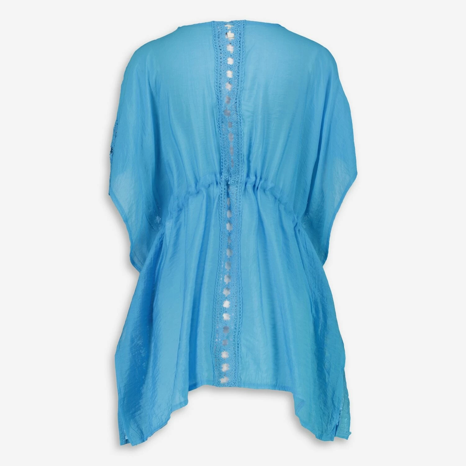 Elan Blue Crochet Cover Up 4 Elan Blue Crochet Cover Up - Image 2