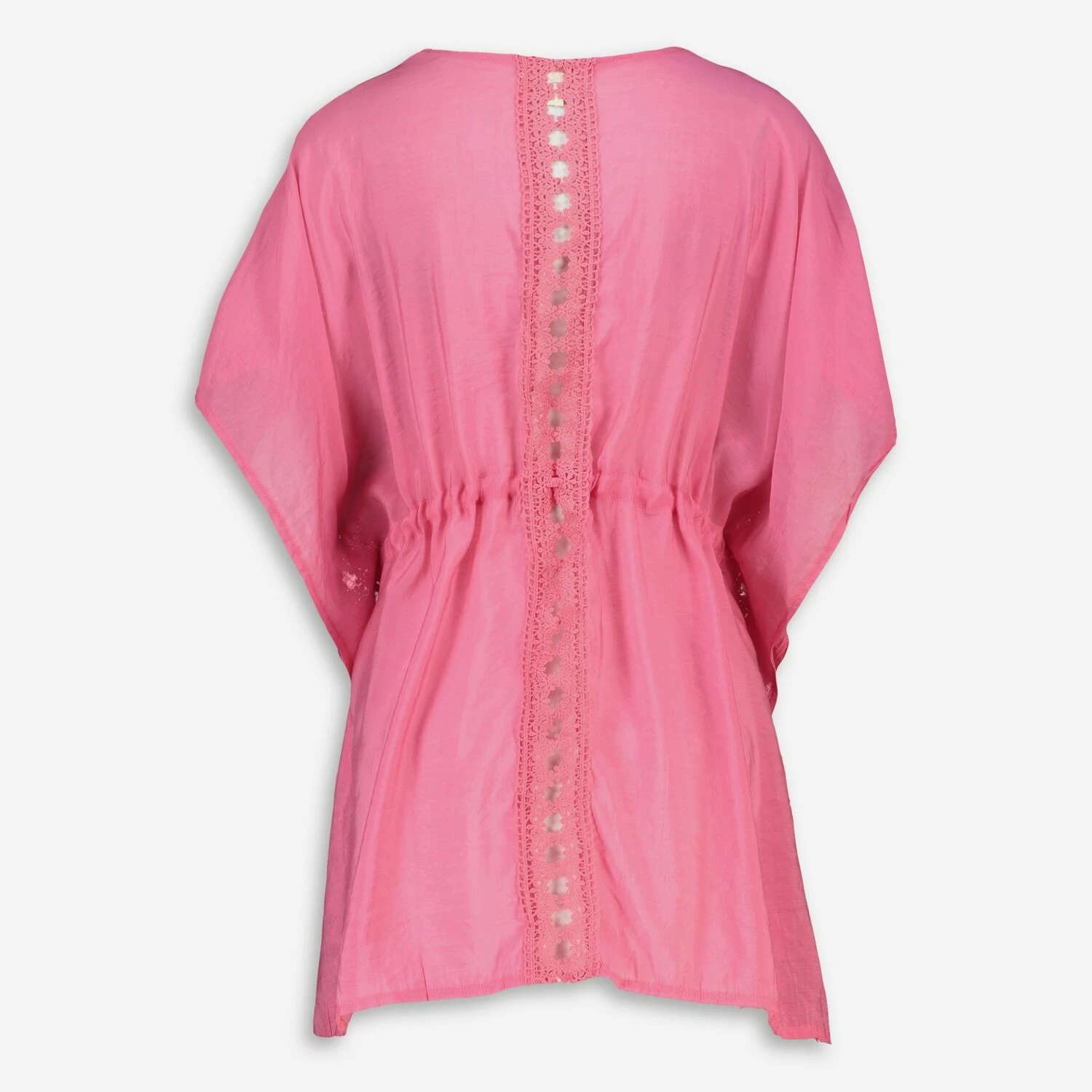 Elan Pink Crochet Cover Up 4 Elan Pink Crochet Cover Up - Image 2