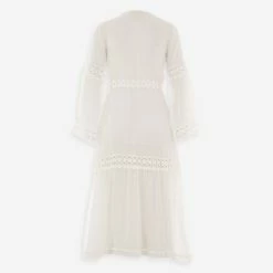 Elan White Lace Midi Sleeve Kimono 5 Elan White Lace Midi Sleeve Kimono -Women's Holiday Shop 51240433 large wl 02