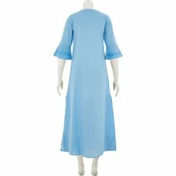 Debbie Katz Blue Embroidered Beach Dress -Women's Holiday Shop 51240634 large wl 02