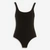 French Connection Black Textured Swimsuit -Women's Holiday Shop 51247666 large wl 01