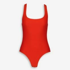 French Connection Red Ottoman Swimsuit