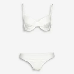 Michael Kors White Underwired Classic Bikini