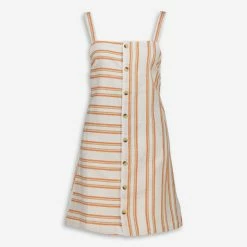 Tigerlily Cream Stripe Coverup Dress