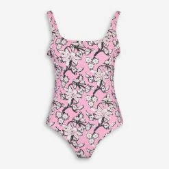 Tigerlily Pink Floral Pattern Swimsuit