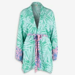 Billabong Green Floral Coverup