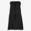 Billabong Black Ribbed Drawstring Dress -Women's Holiday Shop 51249875 large wl 01