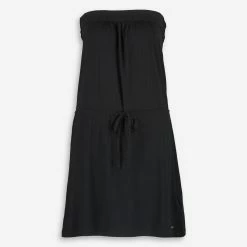 Billabong Black Ribbed Drawstring Dress