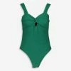 Billabong Green Terry Rib Swimsuit -Women's Holiday Shop 51249897 large wl 01