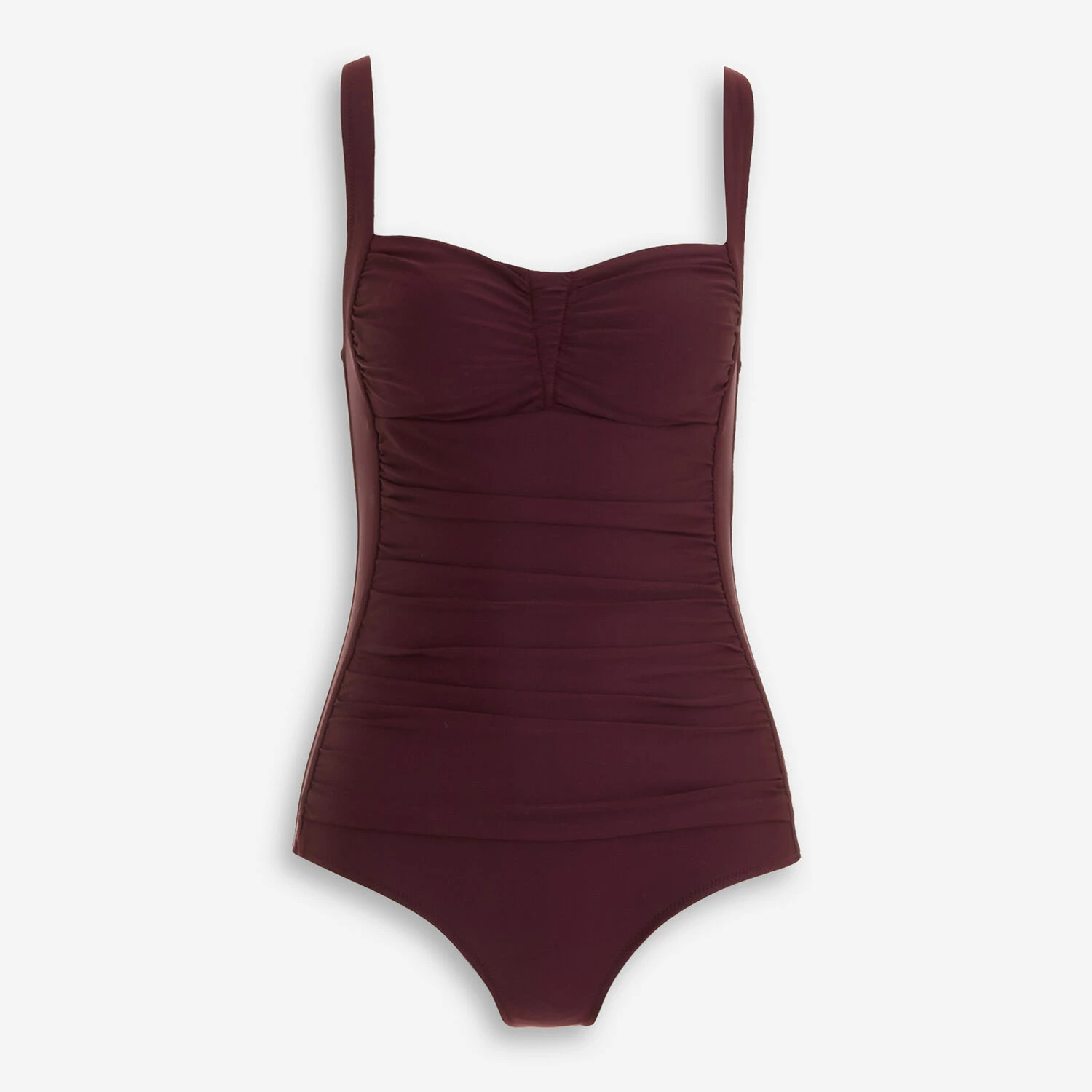 Seekers Burgundy Ruched Swimsuit 3 Seekers Burgundy Ruched Swimsuit