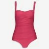 Seekers Hot Pink Ruched Swimsuit 2 Seekers Hot Pink Ruched Swimsuit -Women's Holiday Shop 51250213 large wl 01
