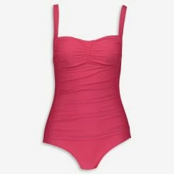 Seekers Hot Pink Ruched Swimsuit