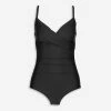 Seekers Black Ruched Swimsuit -Women's Holiday Shop 51250228 large wl 01