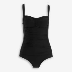 Seekers Black Ruched Swimsuit