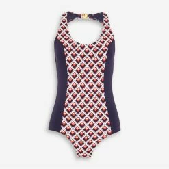 Quayside New Zealand Blue Daisy Swimsuit