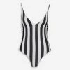 Guess Black & White Striped Swimsuit 1 Guess Black & White Striped Swimsuit -Women's Holiday Shop 51257651 large wl 01