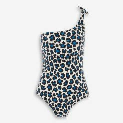 Michael Kors Blue Leopard Swimsuit