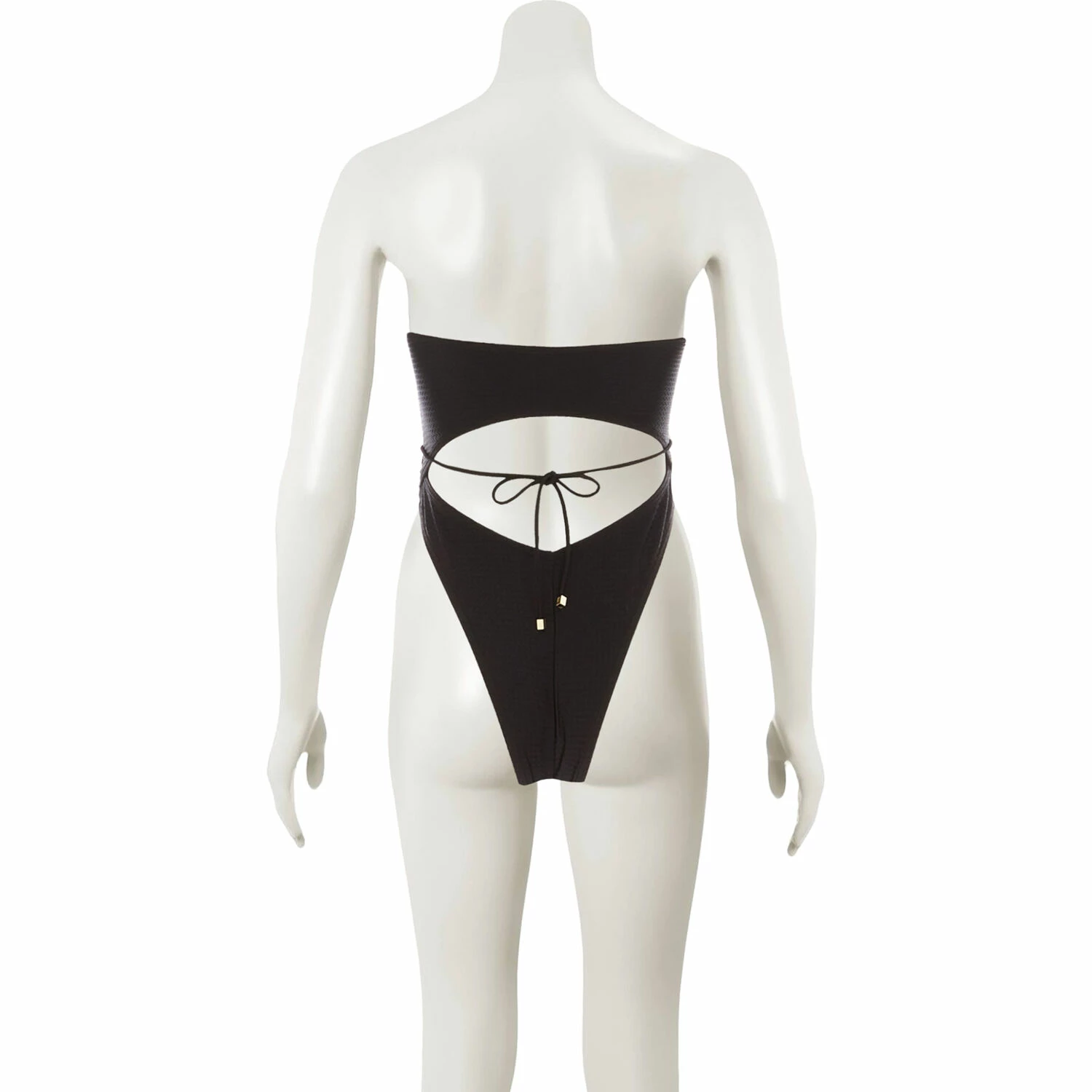 South Beach Black Cut Out Halter Swimsuit 4 South Beach Black Cut Out Halter Swimsuit - Image 2