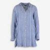 Spiaggia Dolce Blue & White Striped Shirt -Women's Holiday Shop 51269227 large wl 01