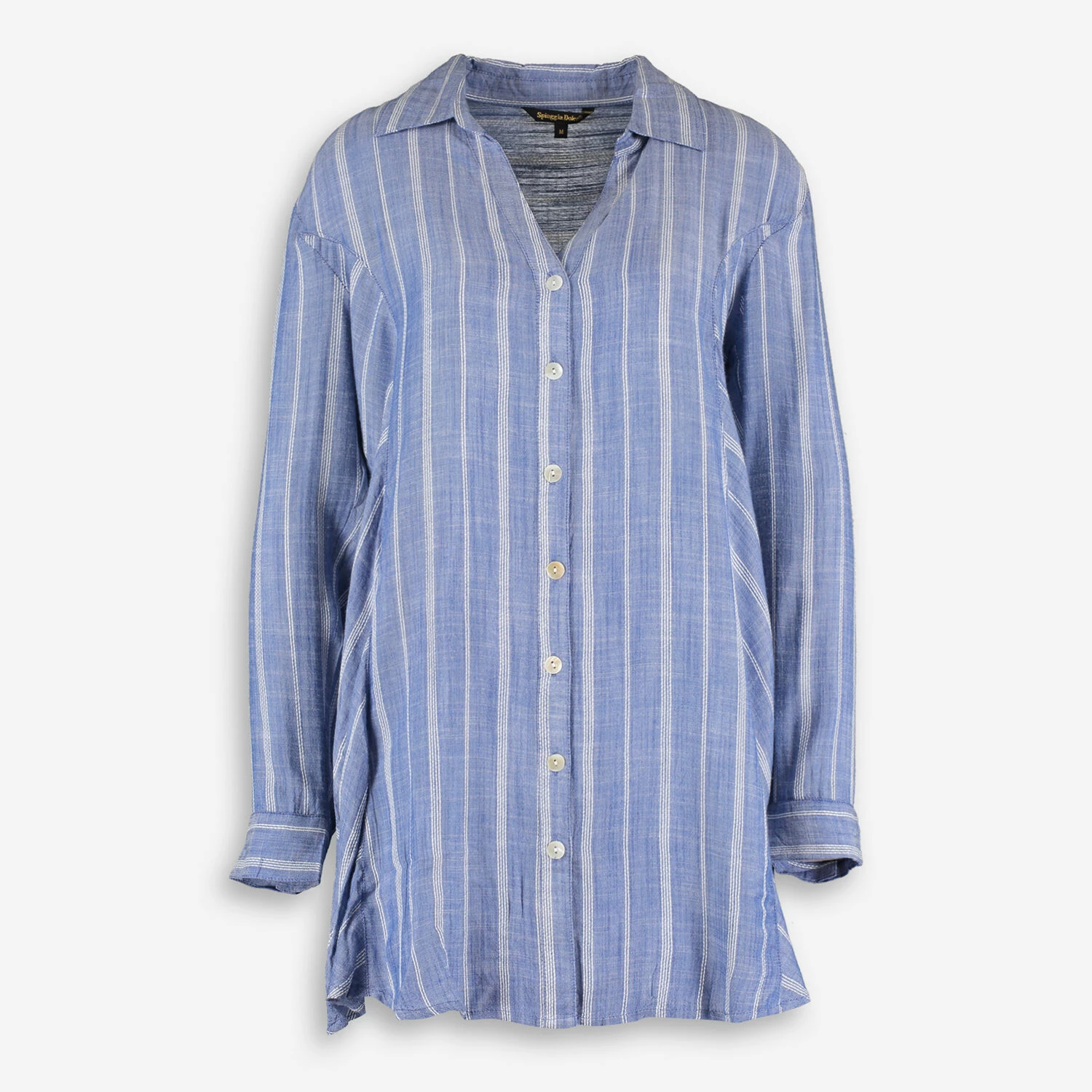 Spiaggia Dolce Blue & White Striped Shirt 3 Spiaggia Dolce Blue & White Striped Shirt
