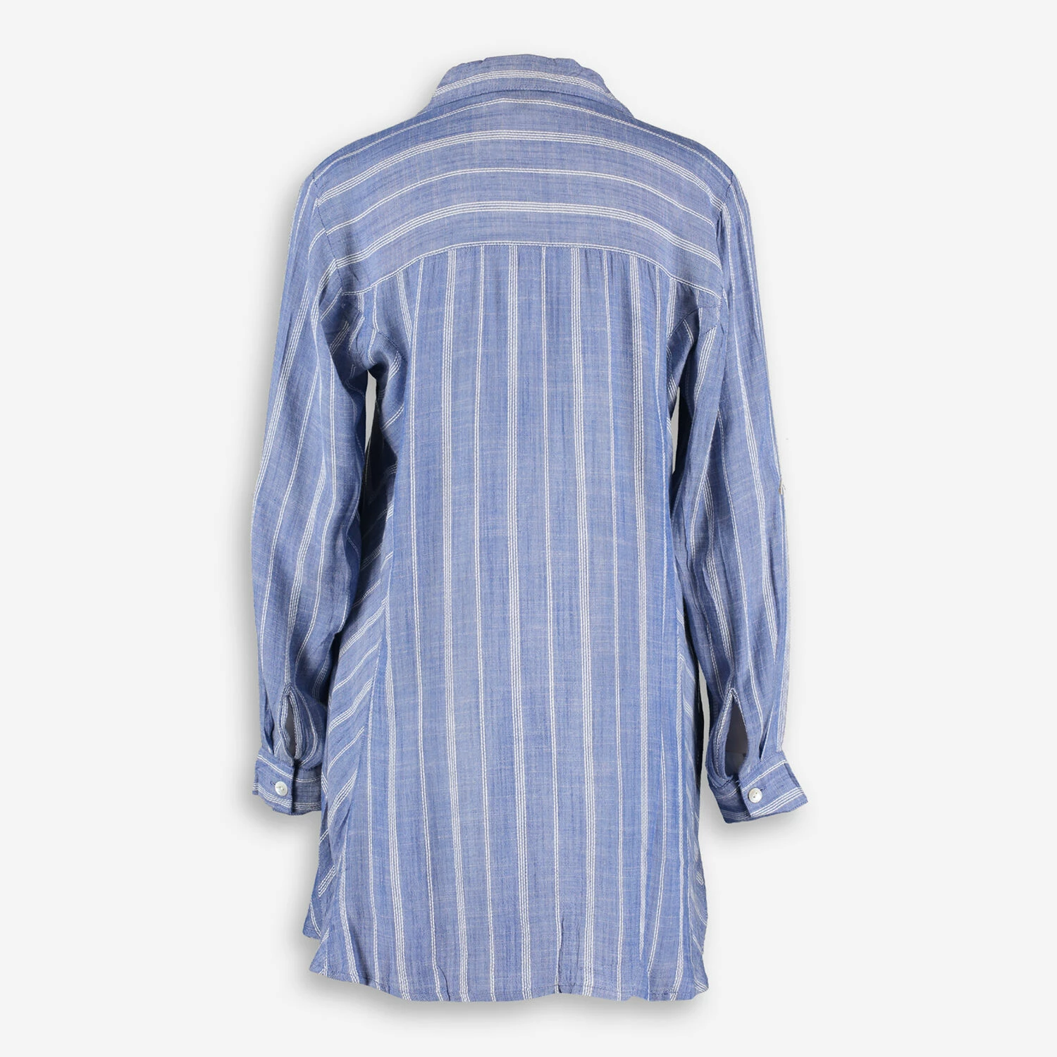 Spiaggia Dolce Blue & White Striped Shirt 4 Spiaggia Dolce Blue & White Striped Shirt - Image 2