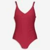 Promise Red Ruched Swimming Costume -Women's Holiday Shop 51269816 large wl 01