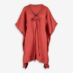 LingaDore Red V Neck Kaftan