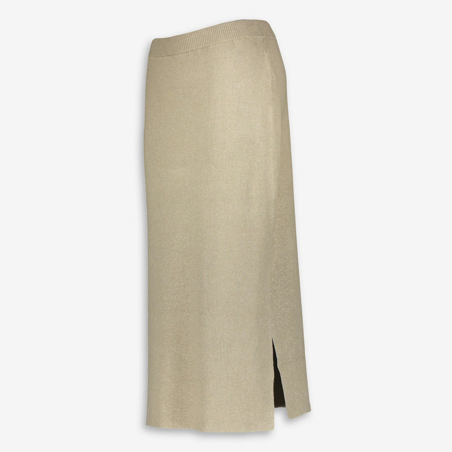 Culture Beige Slit Knitted Skirt 4 Culture Beige Slit Knitted Skirt - Image 2