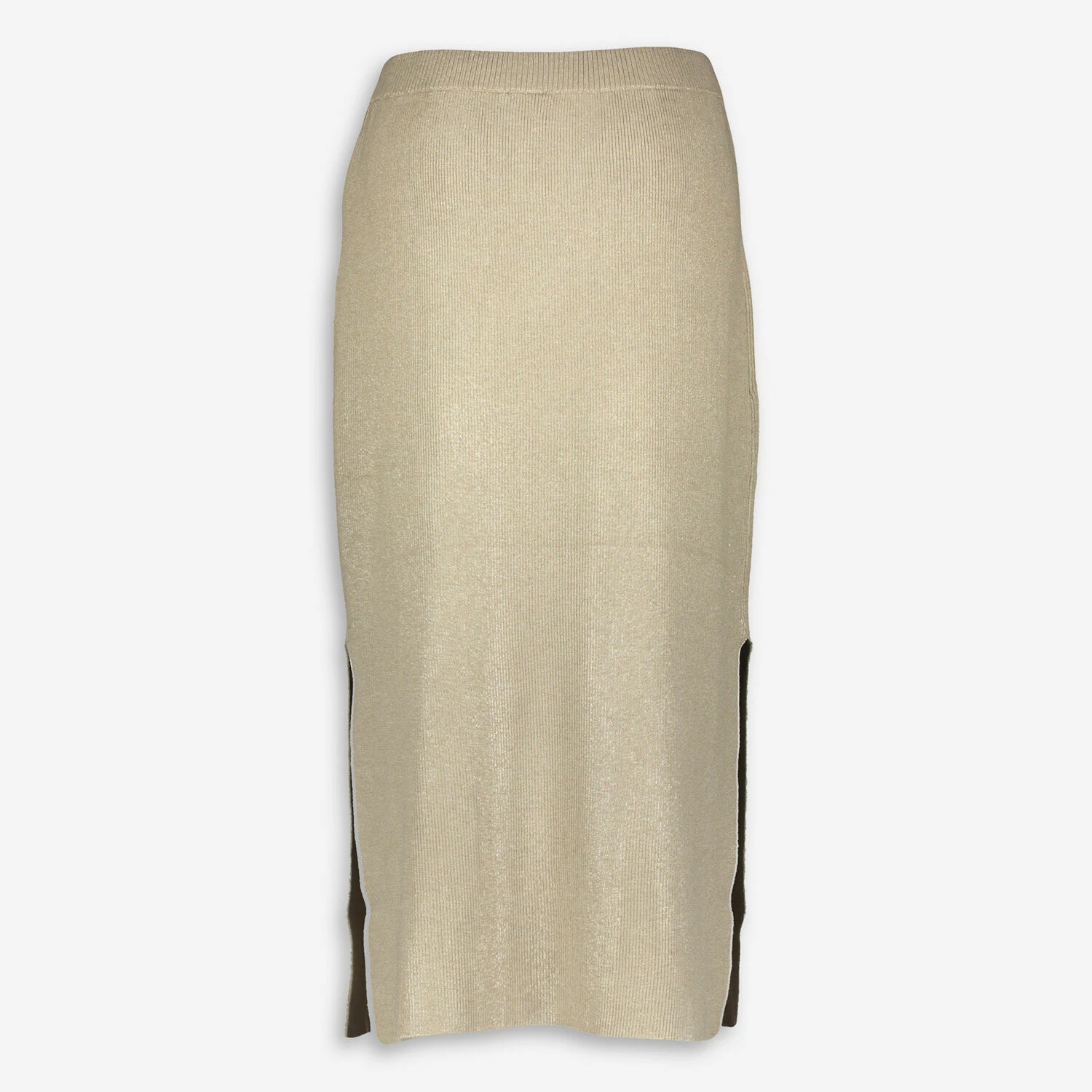 Culture Beige Slit Knitted Skirt 5 Culture Beige Slit Knitted Skirt - Image 3