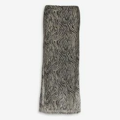 Love & Divine Beige & Black Zebra Skirt